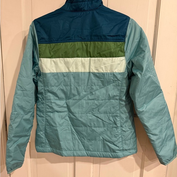 L.L. Bean Teal and Green Quilted Jacket Women’s Size XS - Picture 4 of 5